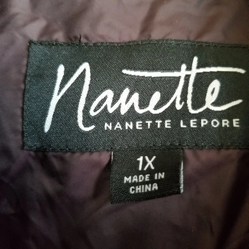 Nanette Lepore Hooded Puffer Coat Belted Size 1X NWT - Picture 8 of 10